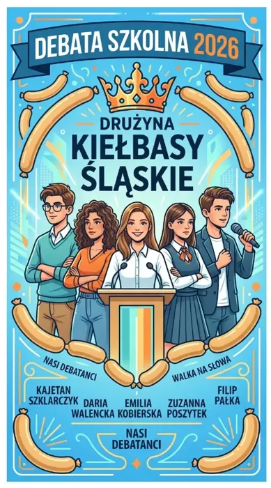 Plakat drużyny Kiełbasy Śląskie